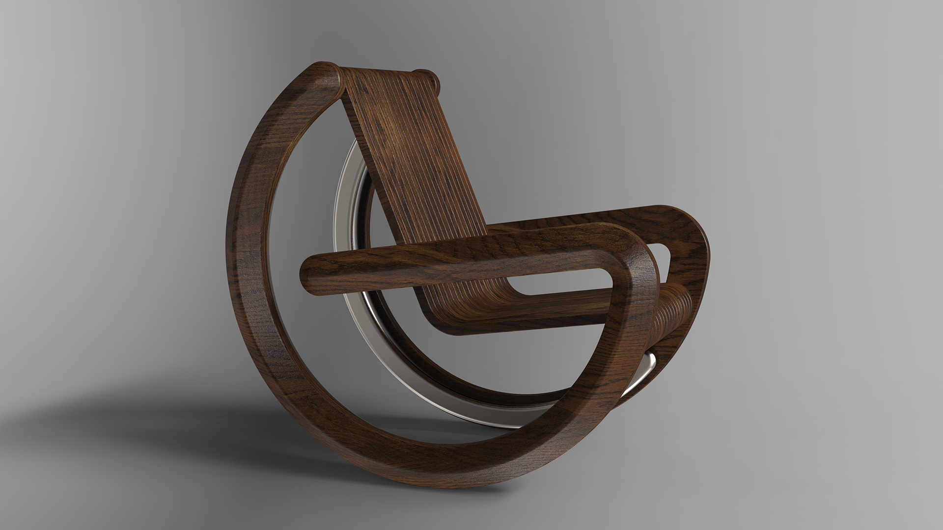 Equilibrium rocking chair by Adam Edward Design